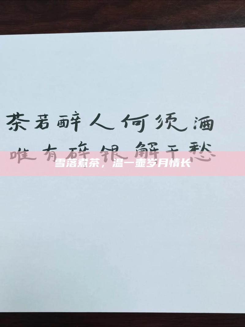 雪落煮茶，温一壶岁月情长